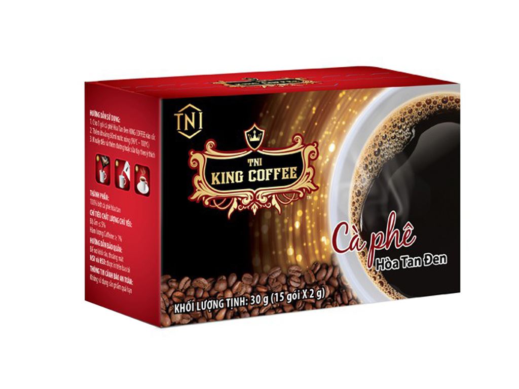 KING ブラックコーヒー・CA PHE HOA TAN DEN・美式速溶咖啡