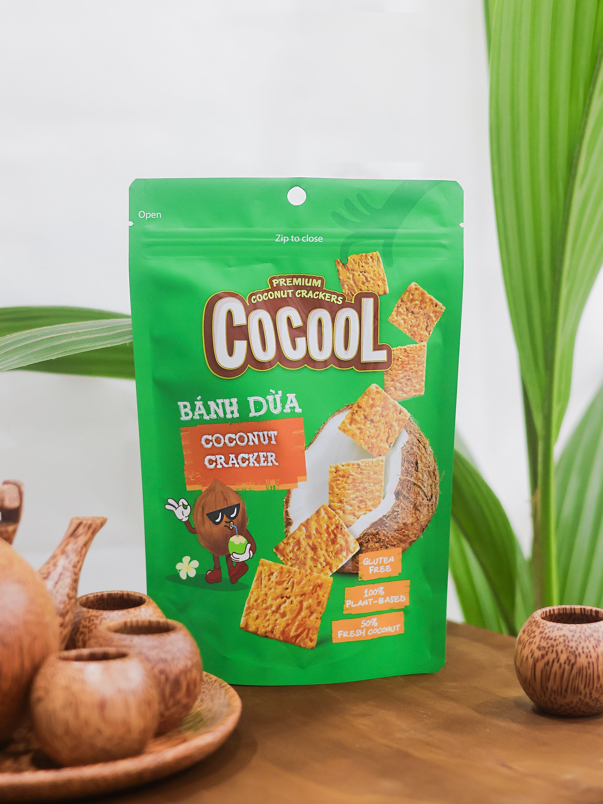 COCOOLココナッツクラッー・COCOOL VỊ DỪA NGUYÊN BẢNG