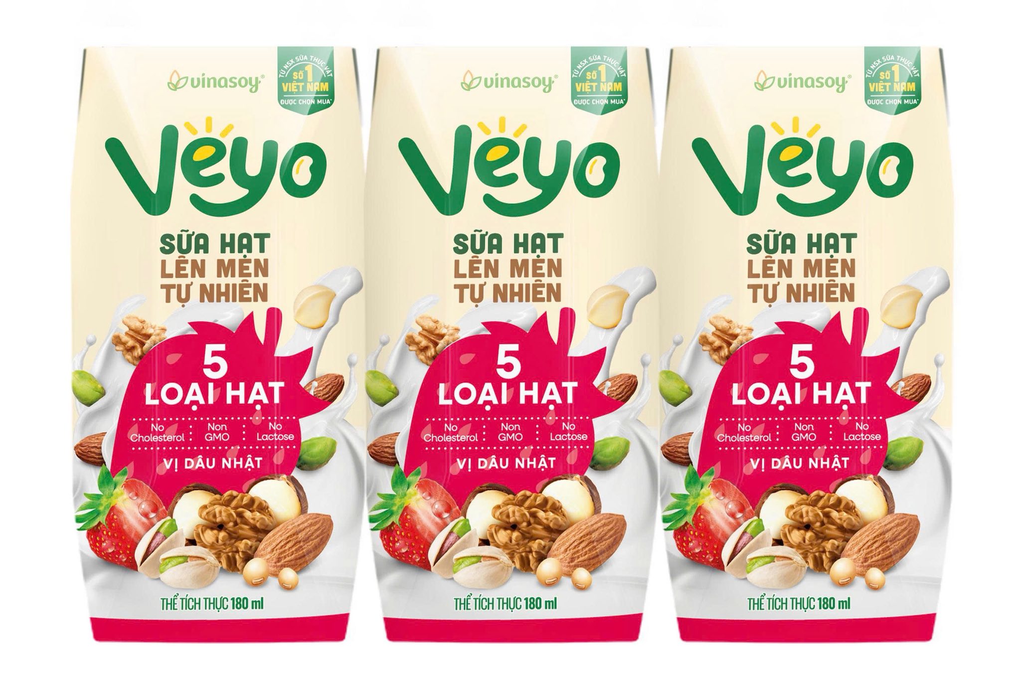 VEYO ヨーグルトいちご味・VEJO SỮA CHUA VỊ DÂU